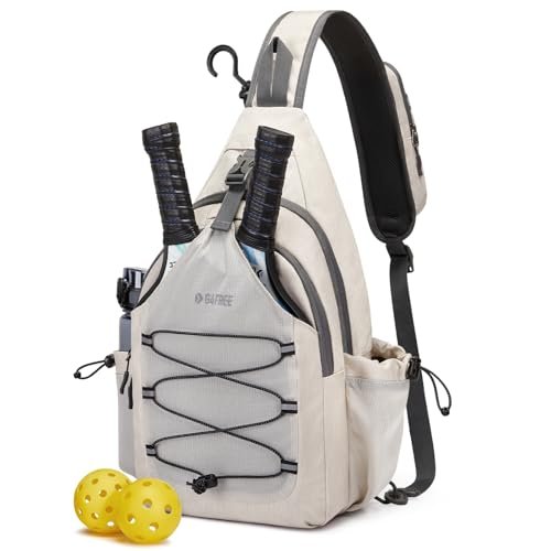 G4Free Pickleball Bag, Crossbody Sling Bag for Men Women,...