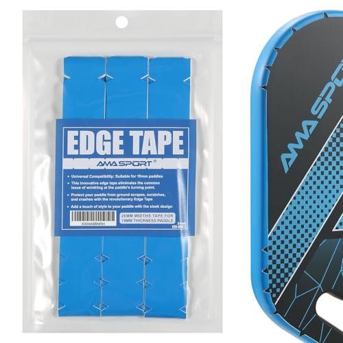 AMA SPORT Pickleball Paddle Edge Guard Tape 3 Pack Edge...