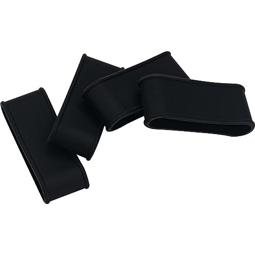 Amviner 4PCS Pickleball Racquet Grip Bands, Black, Tennis...