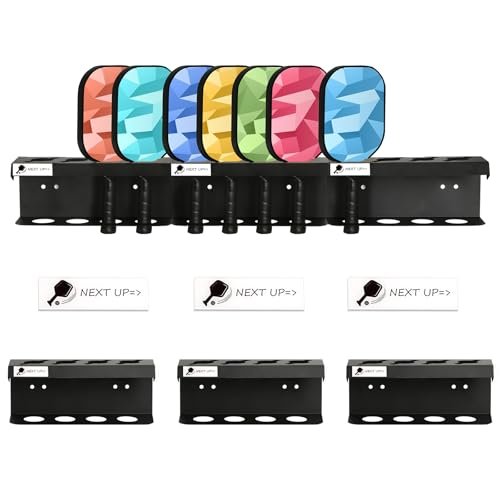 Pickleball Racket Ball Holder Holds 4/12 Paddles Pickleball...