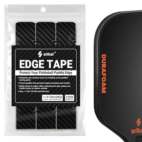Srikel Pickleball Edge Guard Tape – Pickleball Paddle Edge...