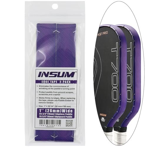 INSUM Pickleball Paddle Edge Guard Tapes Protection Tapes,...