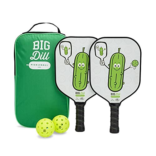 Big Dill Pickleball Infinity Pickleball Paddles Set of 2...
