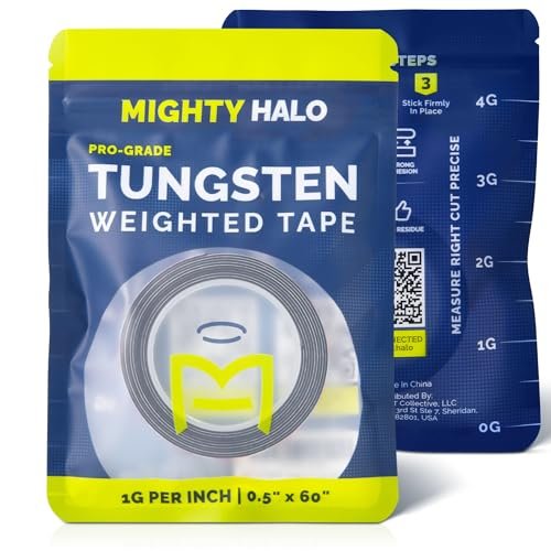 MIGHTY HALO PRO-Grade Weighted Tungsten Tape for Pickleball...