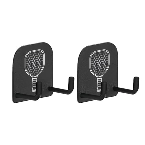 Rdttlv 2 Pcs Pickleball Paddle Holder，Wall-Mounted Racket...