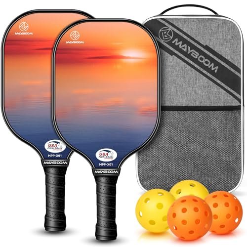 Pickleball Paddles Set of 2 or 4, USAPA Approved...