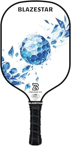 Ginullus X Blazerstar Pickleball Paddles Set of 2, USAPA...