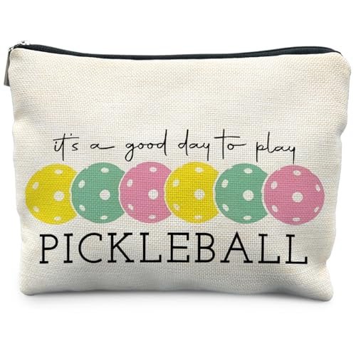 RYYCDOI Pickleball Gifts for Women, Pickleball Makeup Bag...