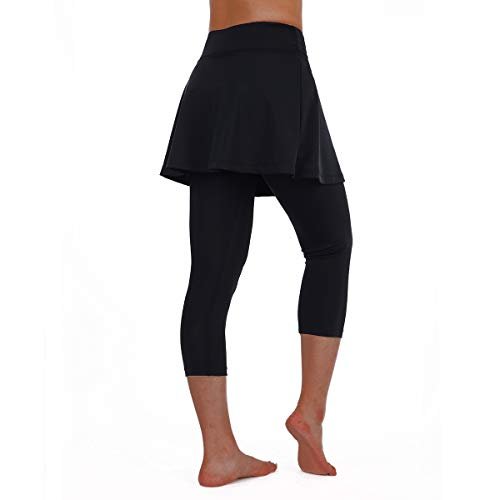 ANIVIVO Yoga Leggings with Skirts for Women,Skirted...