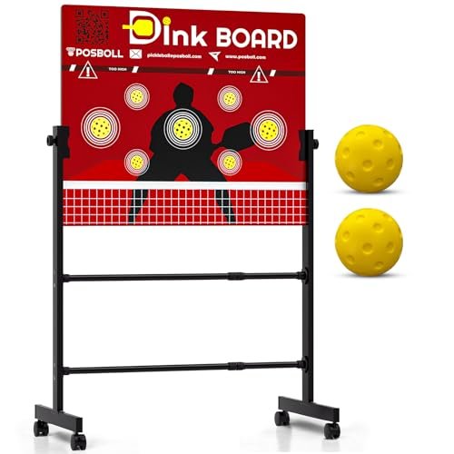 Posboll Pickleball Practice Board,Adjustable Dink Board...