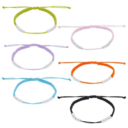 DELORIGIN 6pcs Golf Score Counter Beads Stainless Steel 10...