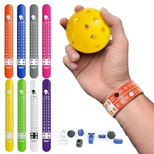 Pickleball Score Keeper, 8 Portable Pickleball Scoreboard...