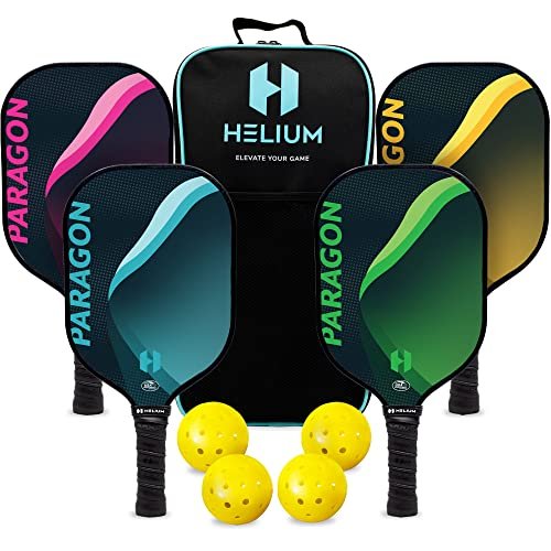 Helium Pickleball Paddles Set of 4 - USAPA Certified -...