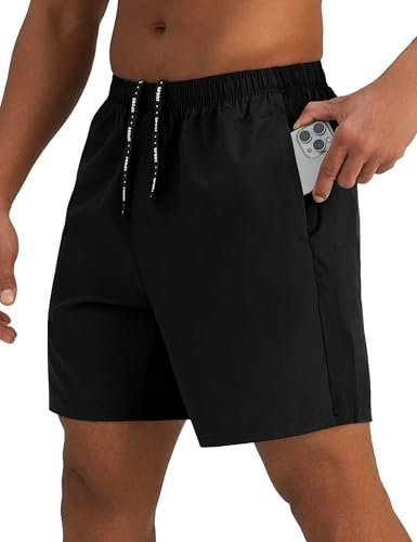 Pesfix Mens 7'' Lightweight Athletic Shorts Quick Dry Gym...