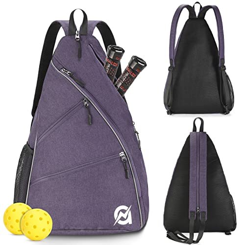 A11N SPORTS Pickleball Bag, Reversible Crossbody Sling...