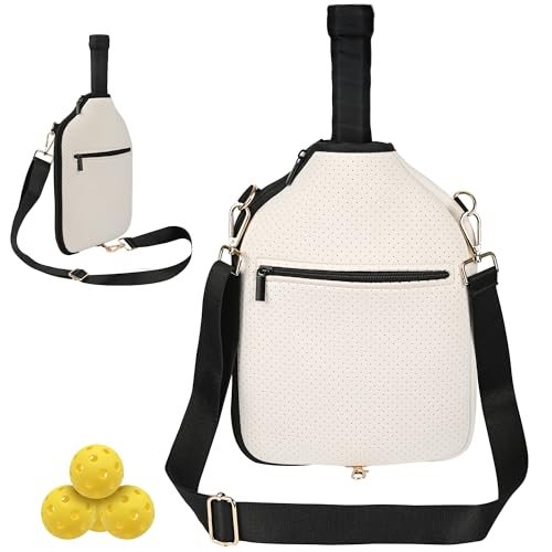 Pickleball Paddle Bag for Women – Lightweight Pickleball...