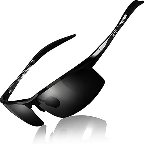 DUCO Mens Sports Polarized Sunglasses UV Protection...