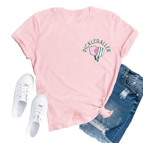 TUPOSU Pickleball Shirt for Women Pickleball Player T-Shirt...