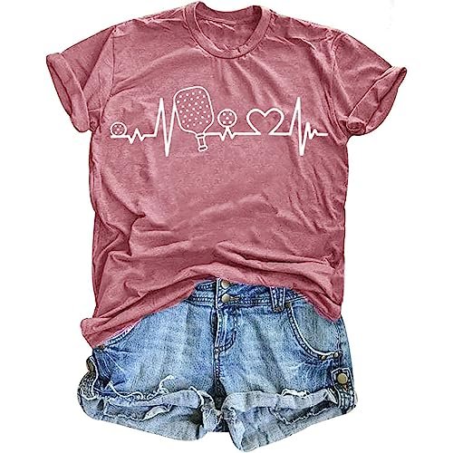 Pickleball Shirts Women Funny Tees for Pickleball Lovers...