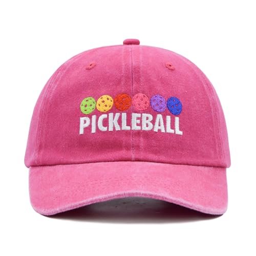 Wodeal Pickleball Hat for Women Men, Adjustable Embroidered...