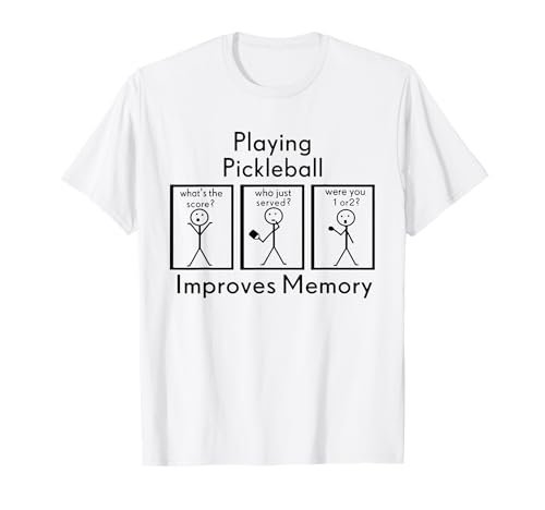 Playing Pickleball Improves Memory Funny Pickleball Player...