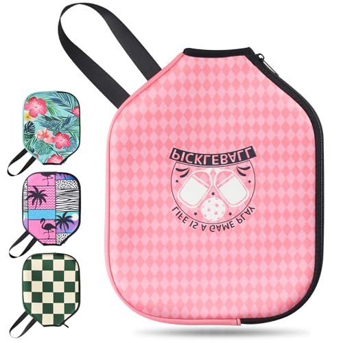 Amoswiz Pickleball Paddle Cover, Neoprene Racket Sleeve...