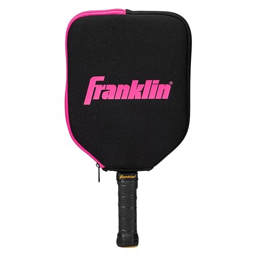 Franklin Sports Pickleball Paddle Cover - Black + Pink...