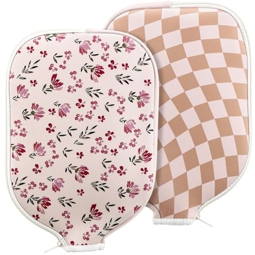 VioraWhite 2 Pcs Paddle Cover Compatible with Pickleball...