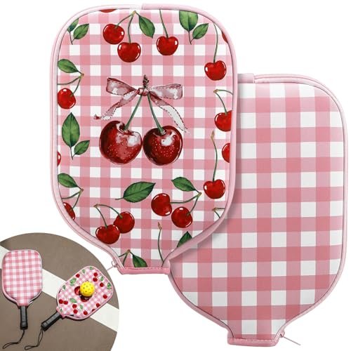 VioraWhite 2 Pcs Paddle Cover Compatible with Pickleball...