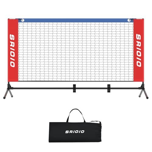 SRIOIO 5FT Mini Pickleball Net with Storage Bag, Suitable...