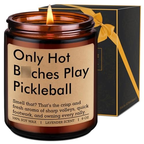 LEADO Candle, Pickleball Gifts for Women, Men - 2025...