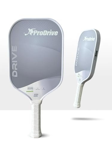 Prodrive Drive Grey Pickleball Paddle 19mm - 3 Layer...