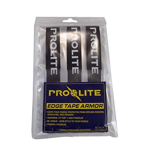 PROLITE Pickleball Paddle - Edge Tape Armor (3-Pack, Black...