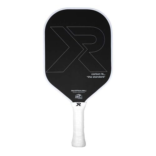 ProXR The Standard Carbon 16mm Pickleball Paddle (White)