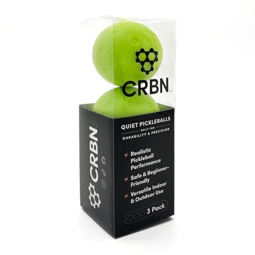 CRBN Pickleball - Quiet Pickleballs – Foam Practice Balls...