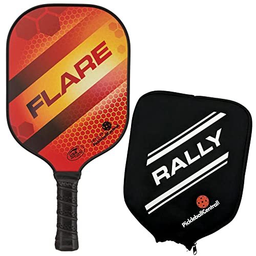 Rally Flare Graphite Pickleball Paddle - Red | Polymer...