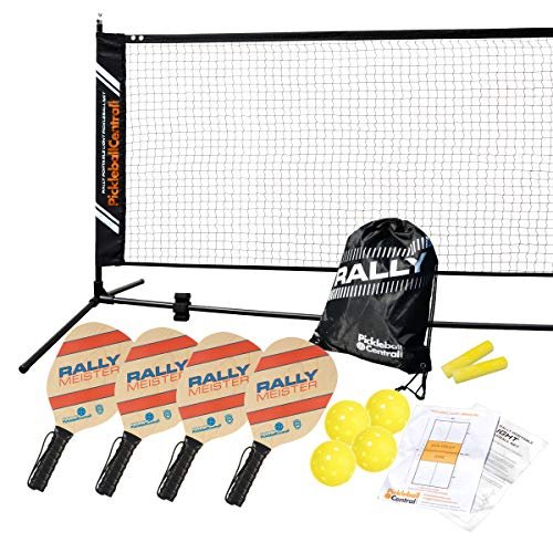 Rally Meister Complete Beginner Pickleball Set with...