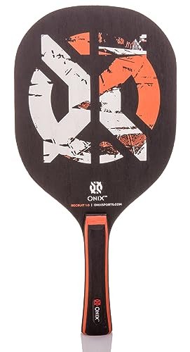 Onix Recruit 1.0 Pickleball Paddle, Black, 3 Pounds