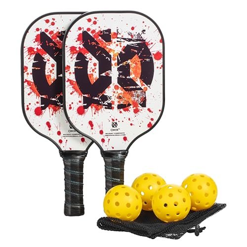 ONIX Recruit Deluxe Composite Pickleball Paddle Set - 2...