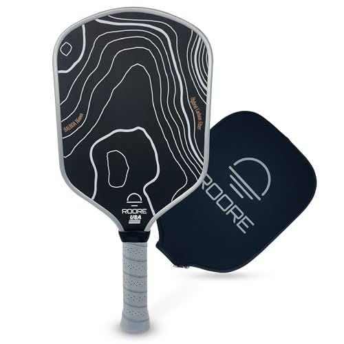 Roore Pickleball Paddle Racket Titanium PET Carbon Fiber...