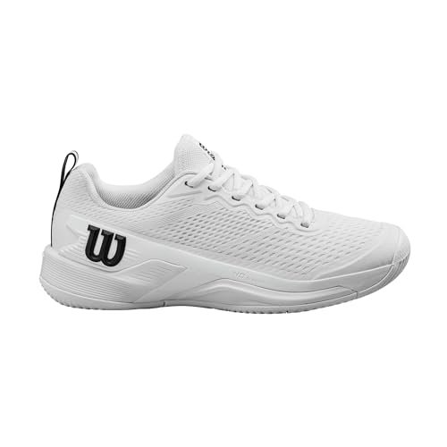 Wilson Rush Pro 4.5 Men's Tennis Shoe, White/Black, Size 11